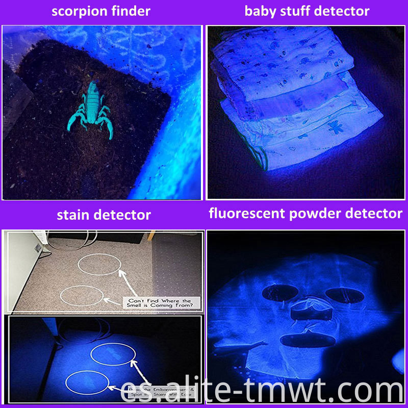 Hot Black Light Lantern Hand Holded Ultraviolet 395Nm 51 LED UV Torch